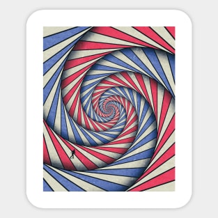 Circus Spiral Sticker